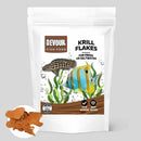 YFS Devour Krill Flakes fish food made with freeze-dried krill and plankton for carnivorous aquarium fish