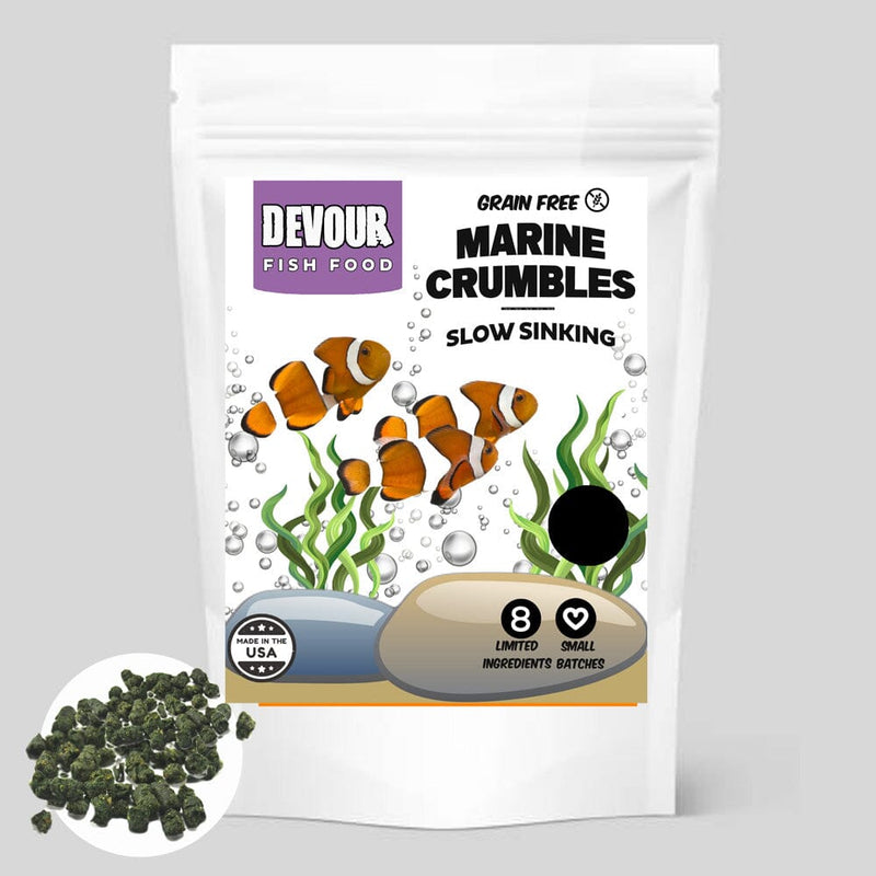 Marine Grain Free Crumbles Saltwater Fish Food