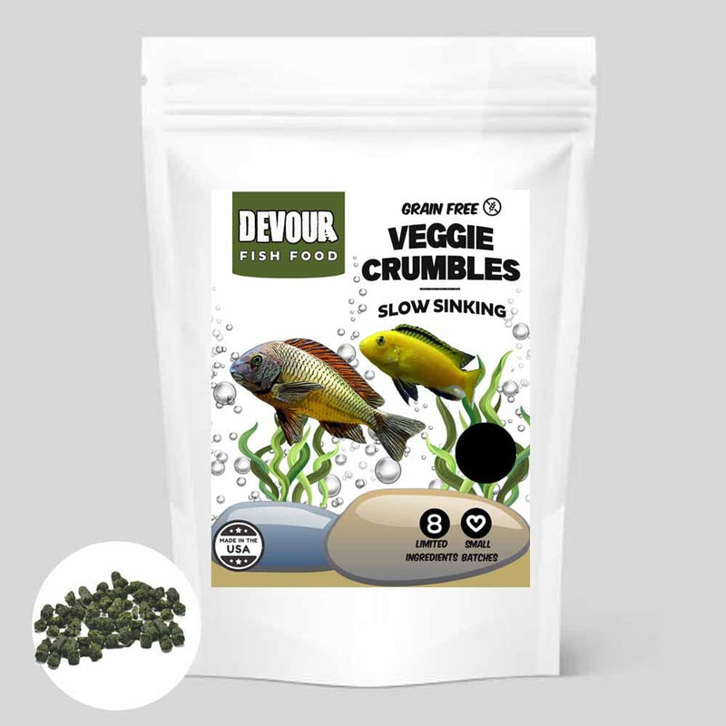 YFS Veggie Grain Free Crumbles Fish Food